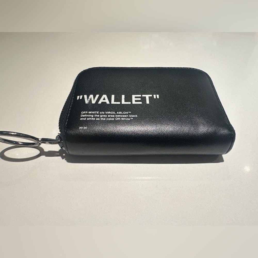 Off-White Black Zip Wallet